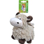 Boon hondenspeelgoed pluche schaap beige, 18 cm met piep.