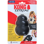 Kong Kong hond Extreme rubber large, zwart.