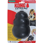 Kong Kong hond Extreme rubber extra extra large, zwart.