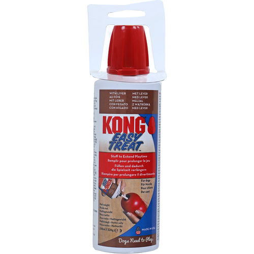 Kong Kong hond Easy Treat spuitbus, liver pasta.