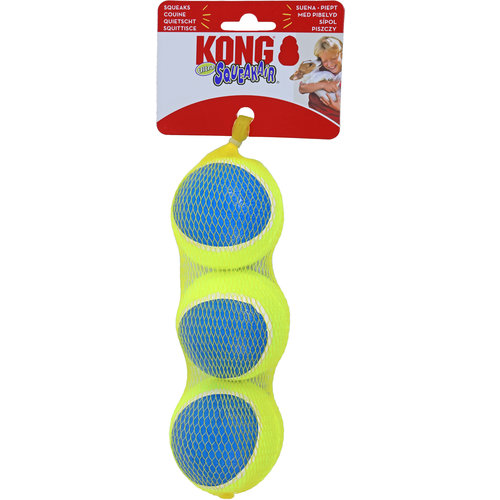 Kong Kong hond Squeakair Ultra ball medium, net à 3 stuks.