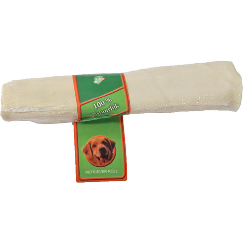 Boon kauwplezier Boon retriever roll wit 20 cm, met banderol.