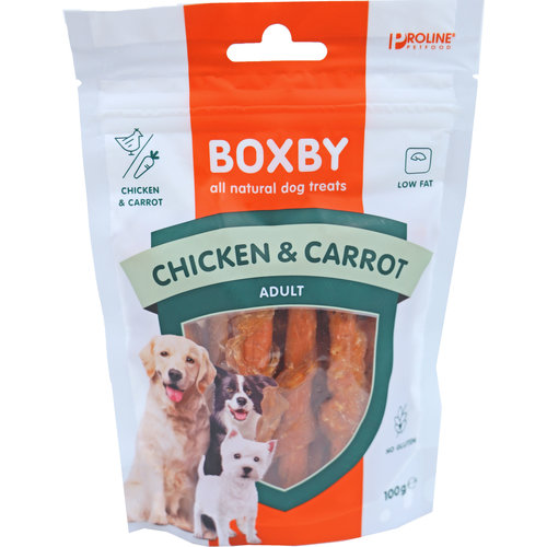 Proline Proline Boxby chicken and carrot sticks, 100 gram.