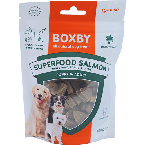 Proline Proline Boxby superfood salmon, 120 gram.