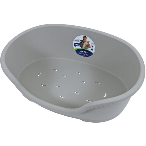 Moderna Moderna plastic hondenmand warmgrijs, 50/60 cm.