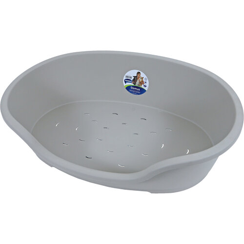 Moderna Moderna plastic hondenmand warmgrijs, 70/80 cm.