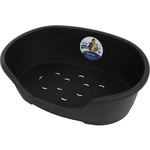 Moderna Moderna plastic hondenmand zwart, 50/60 cm.