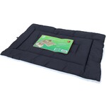 Boon ligkussen Cozy Duo antraciet/wit, 104x67 cm.