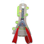 Coralpina Coralpina harness Cinquetorri rood, maat 4. C100RD040