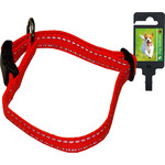 Boon Dog fashion Boon Dog fashion halsband nylon verstelbaar oranje/reflecterend, 10 mm 20-35 cm.