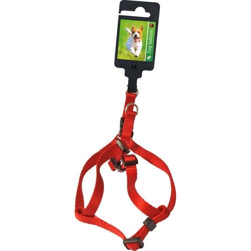 Boon Boon Dog fashion BH-tuig nylon 10 mm x H25-B35 cm, rood.