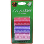 Boon poepzak hartjes pak 3 rol a 20 stuks.