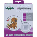 PetSafe PetSafe kattendeur 715, wit/transparant.