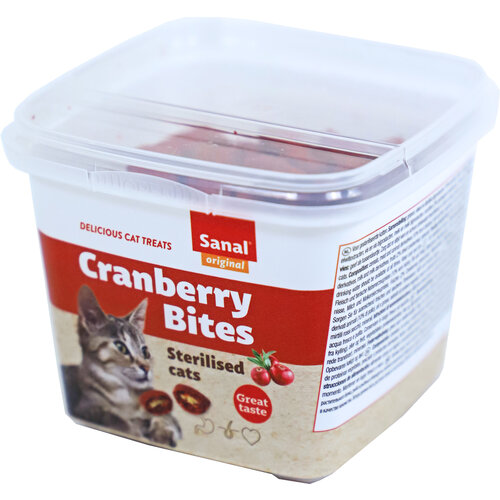 Sanal Sanal kat cranberry and chicken cups, 75 gram.