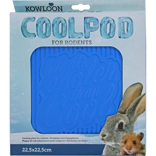 Kowloon Kowloon Cool pod knaagdieren blauw, 22,5x22,5 cm.