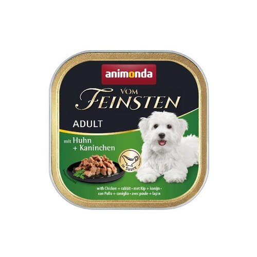 Vom Feinsten Feinsten Dog Adult Kip+Konijn 150 gr.