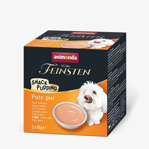 Vom Feinsten Feinsten Dog Snack Pudding Kalkoen 3x85 gr.