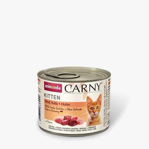 Carny Carny Kitten Kalf/Kip/Kalkoen 200 gr.