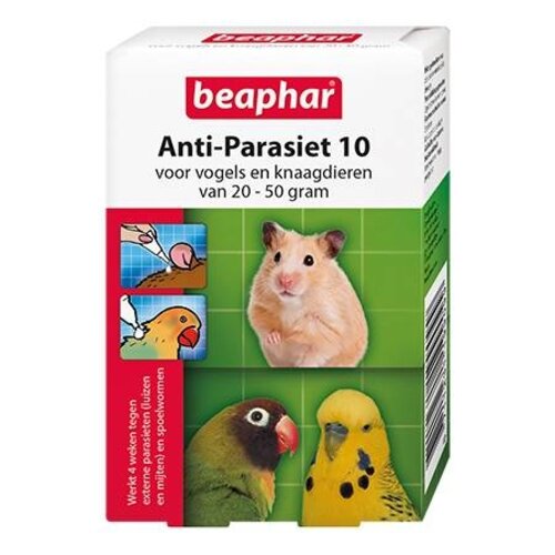 Beaphar Anti Parasiet 25 Knaagdier & Vogel 2 pip.