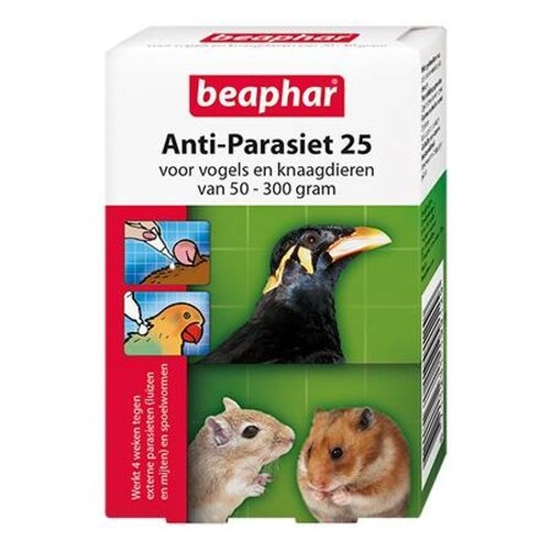 Beaphar Anti Parasiet 10 Knaagdier & Vogel 2 pip.