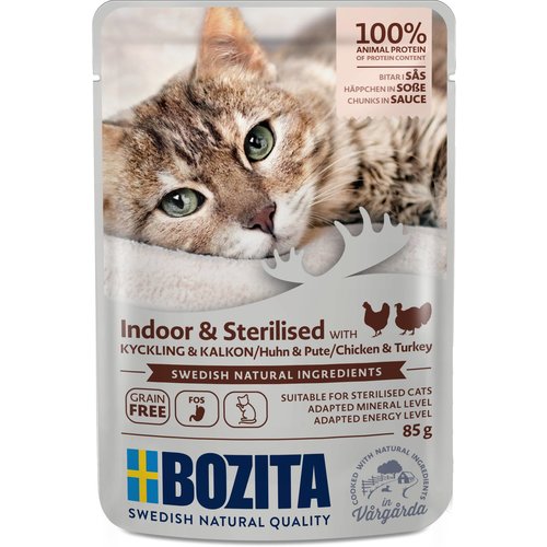 Bozita Bozita Feline Pouch Indoor C&T in sauce 85 gr.