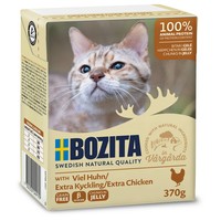 Bozita Bozita Tetra Feline Kip Extra hapjes in gelei 370 gr.