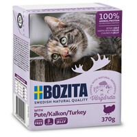 Bozita Bozita Tetra Feline Kalkoen hapjes in gelei 370 gr.