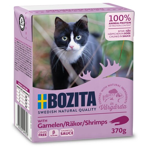 Bozita Bozita Tetra Feline Garnalen Chunks in sauce 370 gr.