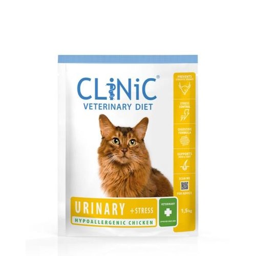 Clinic CLiNiC Cat Urinary + Stress Chicken 1,5 kg.