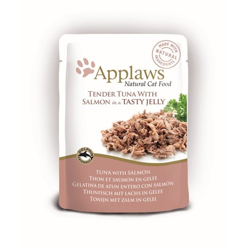 Applaws Hond & Kat Applaws Cat Pouch Tuna/Salmon in jelly   70 gr.