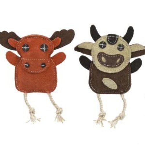 Huggle Hounds HH Naturals 2 pack Moose & Cow 1 st.