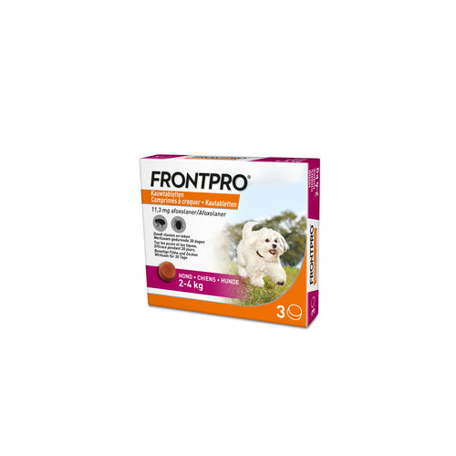 Frontline Frontpro Dog S 3 Tabl. 3 tab. 2-4 kg