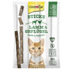 GimCat Gimcat Sticks Lam & Gevogelte 4 st.