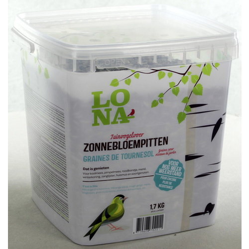 LONA LONA Zonnebloempitten Emmer 1,7 kg.