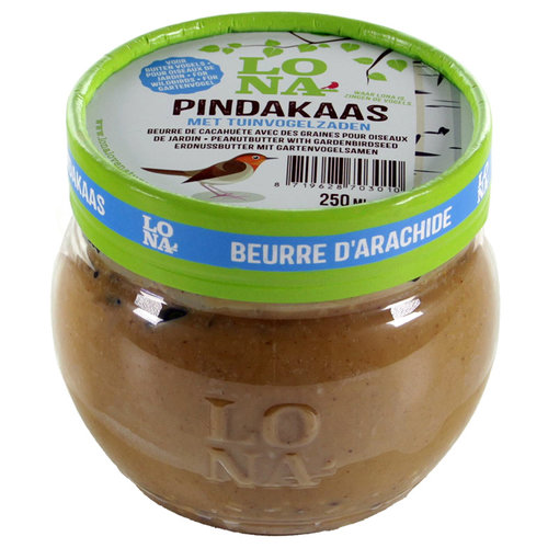 LONA LONA Pindakaas met Zaden 250 ml.