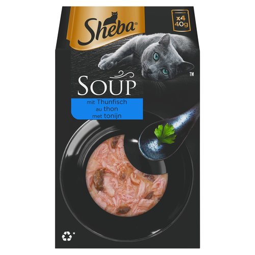 Sheba Sheba Soups Tonijn 4-pack 160 gr.