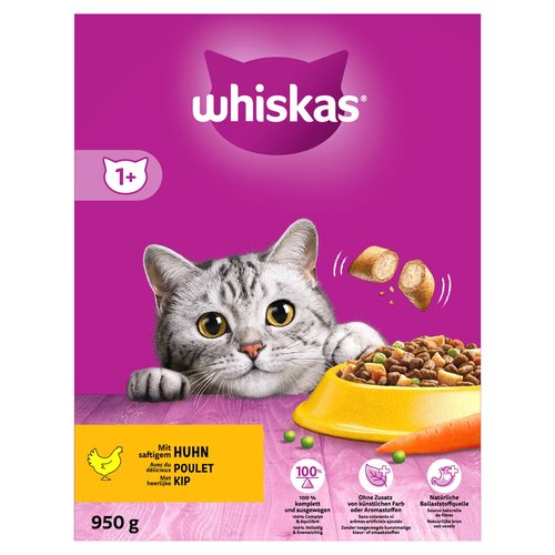 Whiskas Whiskas Droog Kip 950 gr.