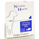 Natural Health Voer NH Dog Steamed P&S Fish & Rice 395 gr.