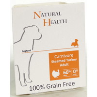 Natural Health Voer NH Dog Steamed Carnivore Turkey 395 gr.