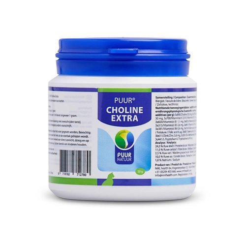 Puur Natuur Choline Extra Kat 50 gr.