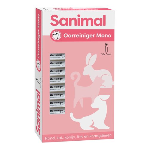 Sanimal Sanimal Oorreiniger Mono 10x5 ml.