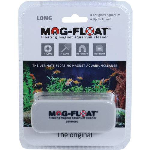 Mag Float Mag-Float algenmagneet drijvend long, voor glas van maximaal 10 mm dik.