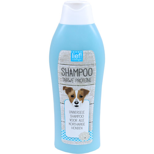 lief! lief! vachtverzorging shampoo universeel korthaar, 750 ml.