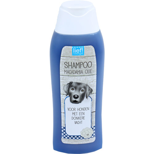 lief! lief! vachtverzorging shampoo donkere vacht, 300 ml.