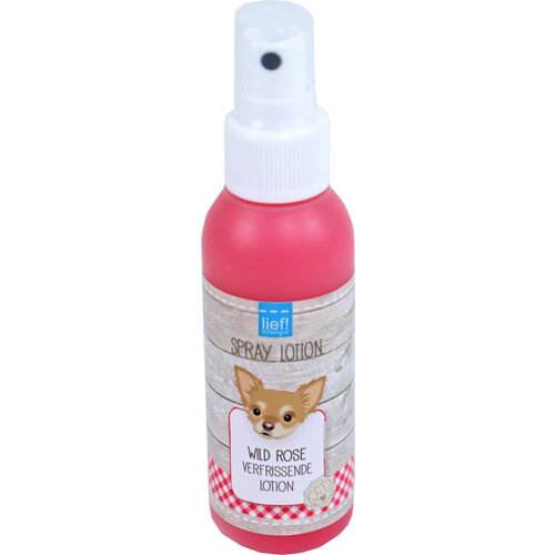 lief! lief! vachtverzorging spray lotion wild rose, 100 ml.