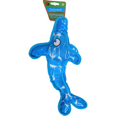 Boon hondenspeelgoed drijvend vis blauw, 35 cm.