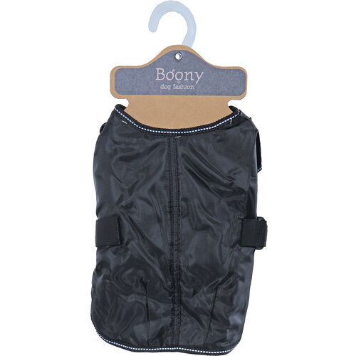 Boony Dog Fashion Boony Dog fashion hondenjas basic waterproof zwart, 30 cm.