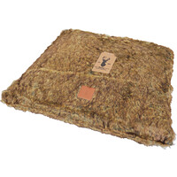 Boony "Est 1941" Boony 'Est 1941' ligkussen grizzly brown, 55x55 cm.