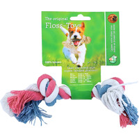 Boon floss-toy blauw/roze/wit, mini.