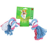 Boon floss-toy blauw/roze/wit, medium.